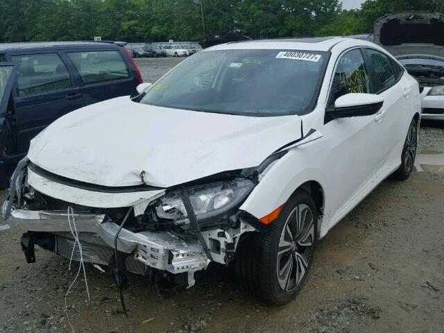 19XFC1F35GE203833 - 2016 HONDA CIVIC EX WHITE photo 2