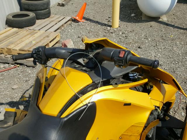 2BXNBDD12EV007627 - 2014 CAN-AM SPYDER ROA YELLOW photo 5