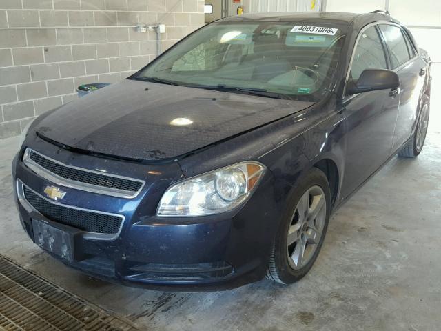 1G1ZA5E01A4103893 - 2010 CHEVROLET MALIBU LS BLUE photo 2
