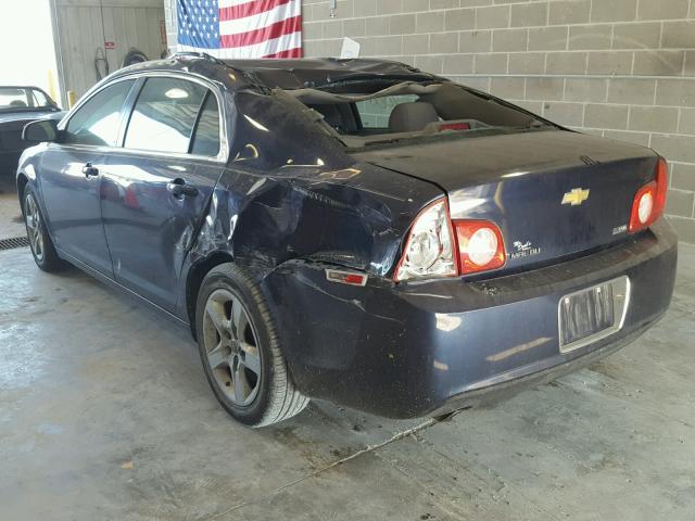 1G1ZA5E01A4103893 - 2010 CHEVROLET MALIBU LS BLUE photo 3