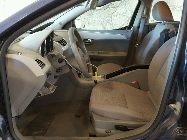 1G1ZA5E01A4103893 - 2010 CHEVROLET MALIBU LS BLUE photo 5