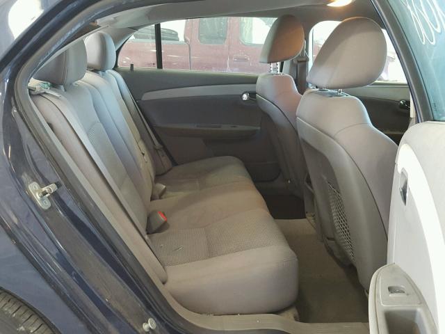 1G1ZA5E01A4103893 - 2010 CHEVROLET MALIBU LS BLUE photo 6