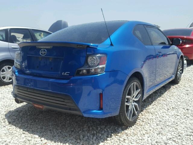 JTKJF5C73E3071359 - 2014 TOYOTA SCION TC 蓝色 照片 4