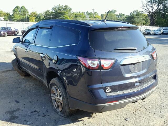 1GNKVGKD0FJ218579 - 2015 CHEVROLET TRAVERSE L BLUE photo 3