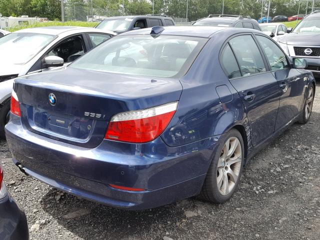 WBANW13568CZ80794 - 2008 BMW 535 I BLUE photo 4