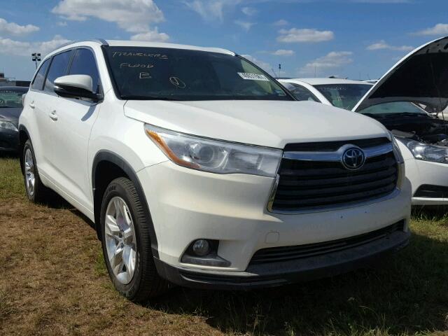 5TDDKRFH2GS330260 - 2016 TOYOTA HIGHLANDER WHITE photo 1