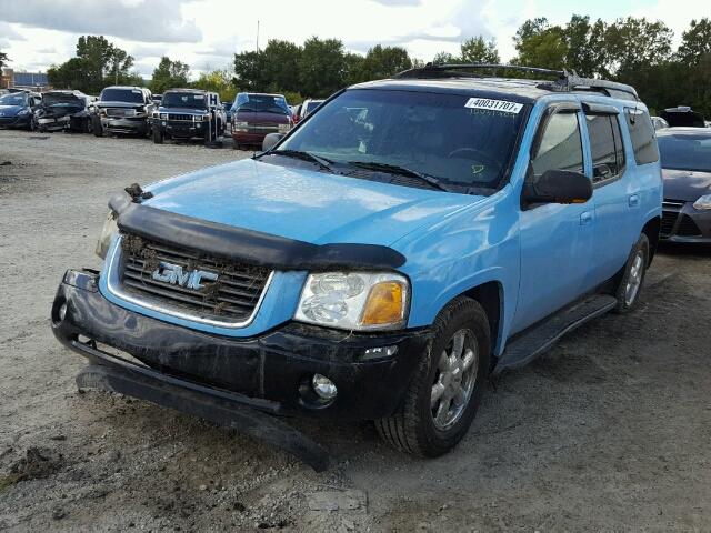 1GKET16SX36195283 - 2003 GMC ENVOY BLUE photo 2