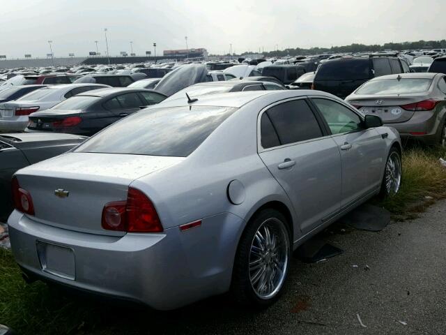 1G1ZB5EB8AF125599 - 2010 CHEVROLET MALIBU LS GRAY photo 4