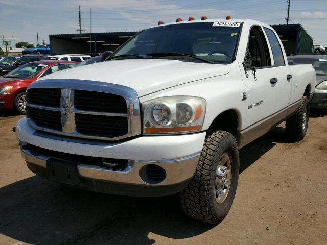 1D7KS28C16J150902 - 2006 DODGE RAM 2500 S WHITE photo 2