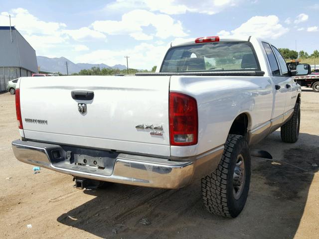 1D7KS28C16J150902 - 2006 DODGE RAM 2500 S WHITE photo 4