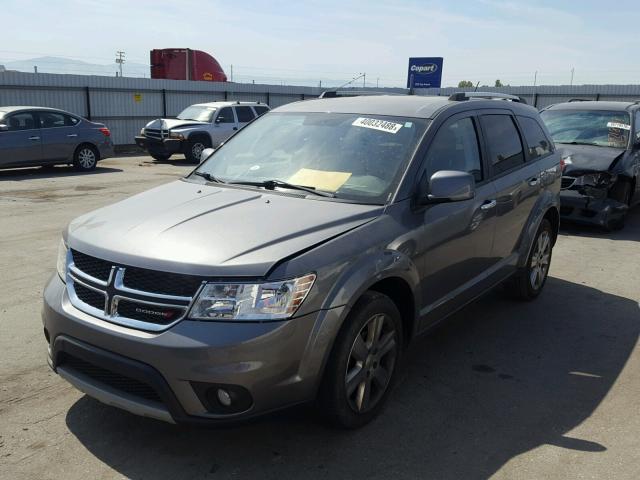 3C4PDCDG2CT223899 - 2012 DODGE JOURNEY CR GRAY photo 2