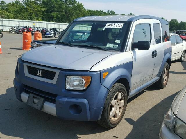 5J6YH28675L030435 - 2005 HONDA ELEMENT EX GRAY photo 2