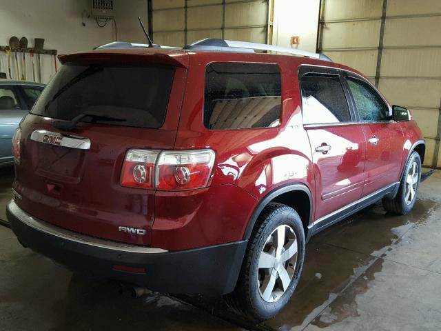 1GKLVMED2AJ200167 - 2010 GMC ACADIA SLT 红色 照片 4