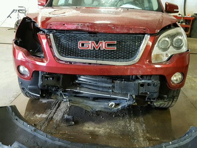 1GKLVMED2AJ200167 - 2010 GMC ACADIA SLT 红色 照片 9