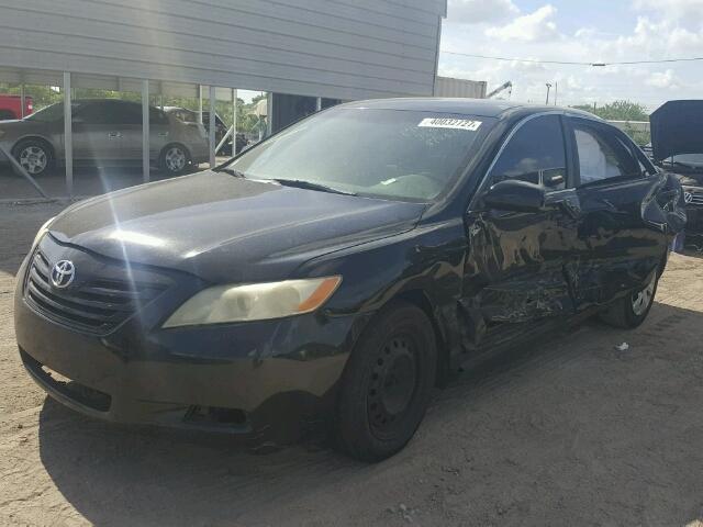 4T1BE46K69U380926 - 2009 TOYOTA CAMRY BASE BLACK photo 2