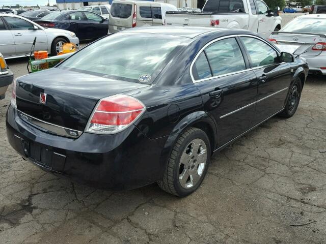 1G8ZS57N08F265813 - 2008 SATURN AURA XE BLACK photo 4