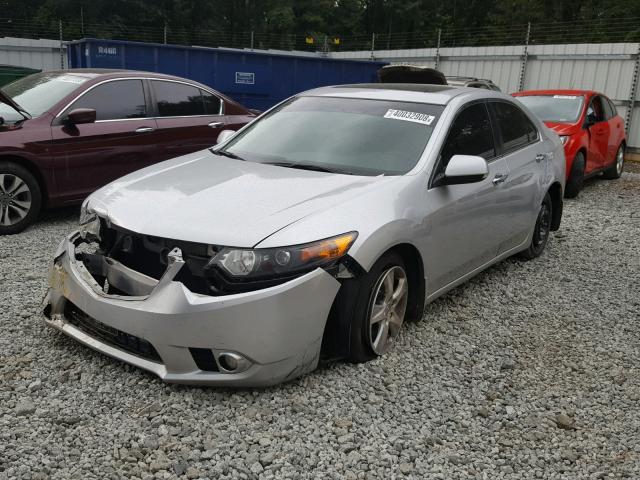 JH4CU2F66DC008244 - 2013 ACURA TSX TECH SILVER photo 2