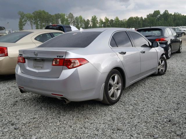 JH4CU2F66DC008244 - 2013 ACURA TSX TECH SILVER photo 4