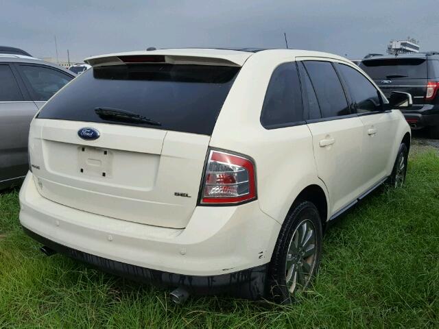 2FMDK39C27BB46172 - 2007 FORD EDGE SEL P WHITE photo 4