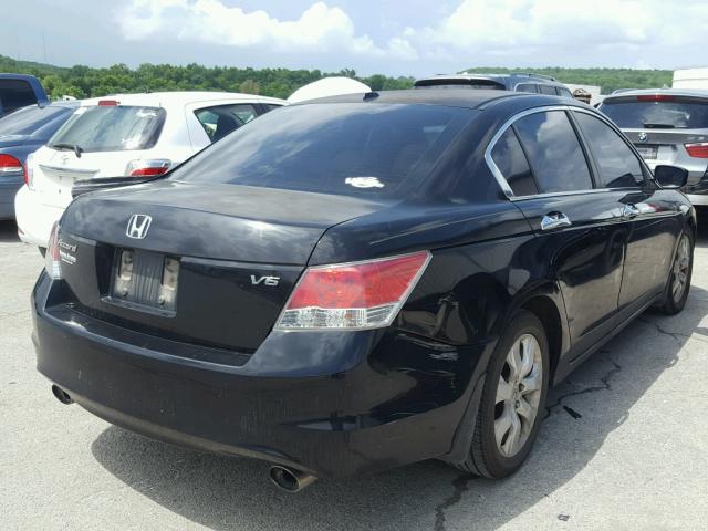 5KBCP3F85AB009191 - 2010 HONDA ACCORD EXL BLACK photo 4