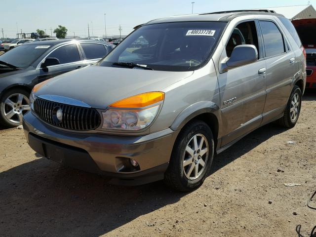 3G5DB03E32S500529 - 2002 BUICK RENDEZVOUS GOLD photo 2