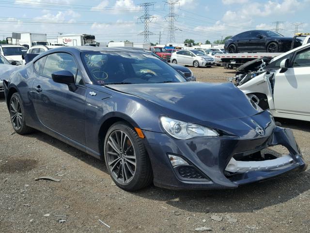 JF1ZNAA18F8701665 - 2015 TOYOTA SCION FR-S GRAY photo 1