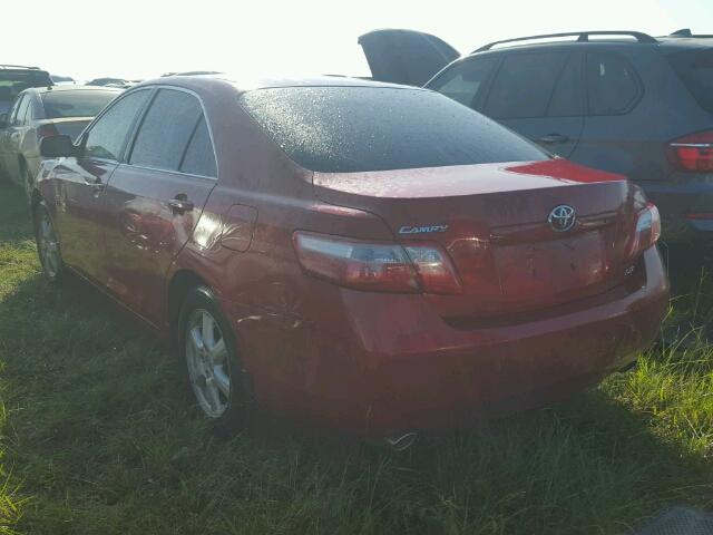 4T1BK46K87U001687 - 2007 TOYOTA CAMRY NEW RED photo 3