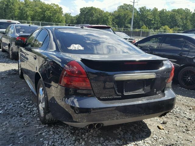 2G2WR524441366944 - 2004 PONTIAC GRAND PRIX BLACK photo 3