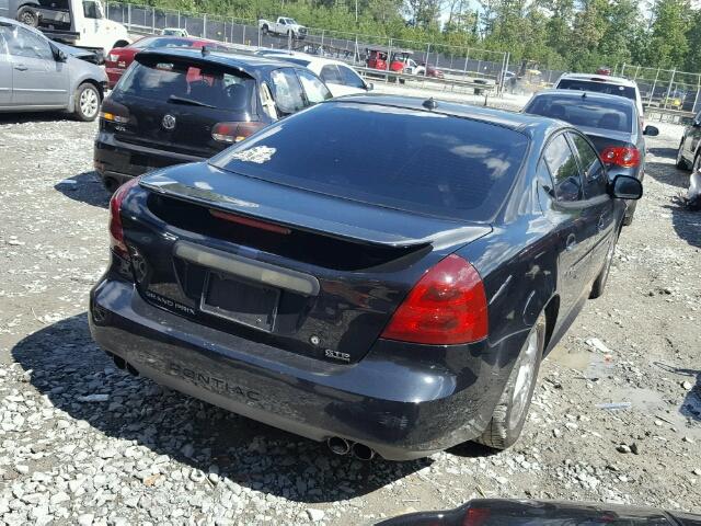 2G2WR524441366944 - 2004 PONTIAC GRAND PRIX BLACK photo 4