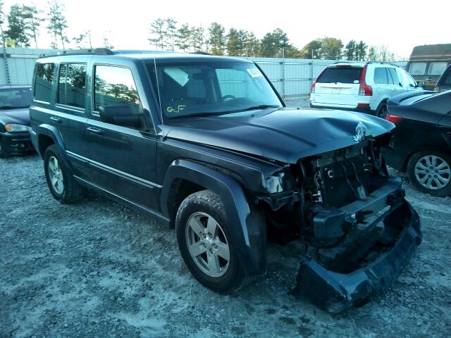 1J8HH48K67C533299 - 2007 JEEP COMMANDER BLUE photo 1