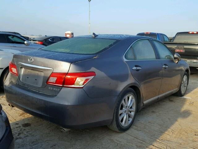 JTHBK1EG1C2488753 - 2012 LEXUS ES GRAY photo 4