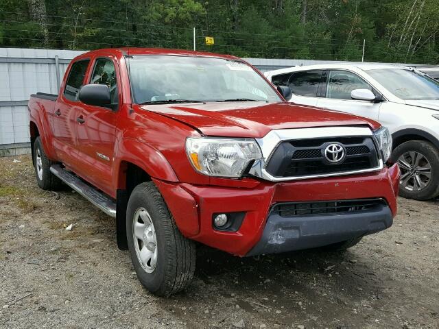 3TMMU4FN7FM074991 - 2015 TOYOTA TACOMA DOU RED photo 1