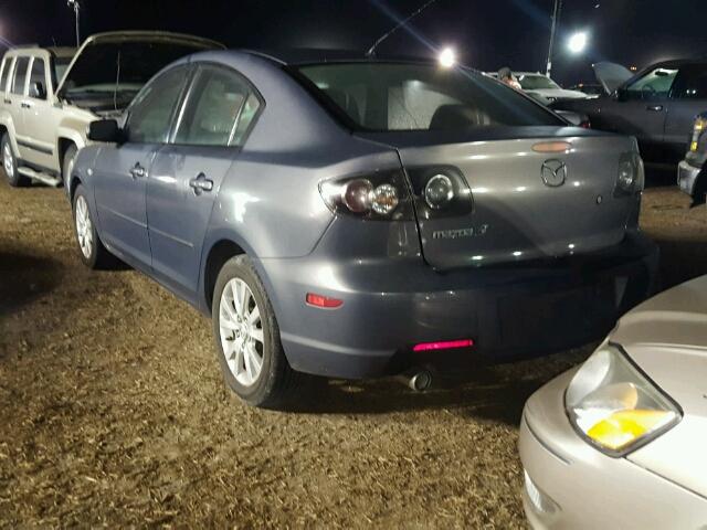 JM1BK12G381842095 - 2008 MAZDA 3 I BLUE photo 3