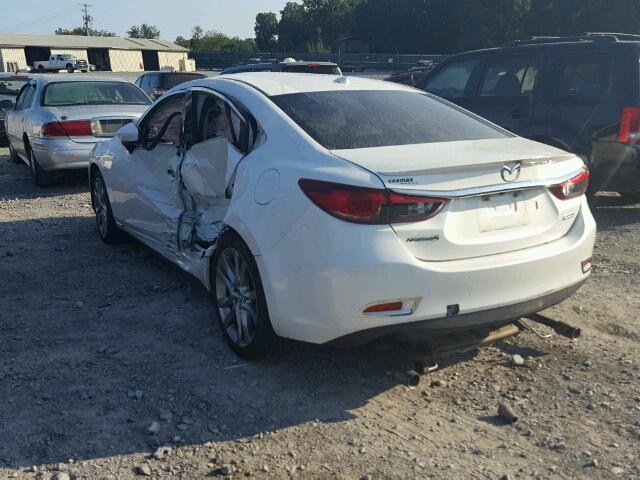 JM1GJ1W61E1159477 - 2014 MAZDA 6 WHITE photo 3