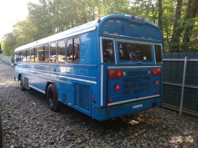 1BABHBKA26F236278 - 2006 BLUE BIRD SCHOOL BUS BLUE photo 3