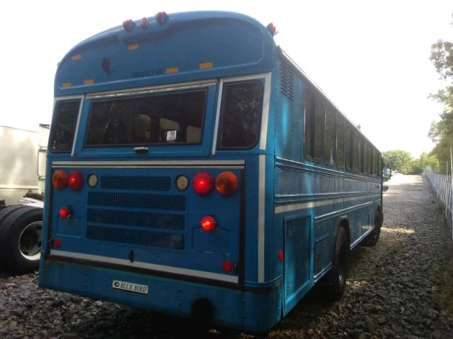 1BABHBKA26F236278 - 2006 BLUE BIRD SCHOOL BUS BLUE photo 4