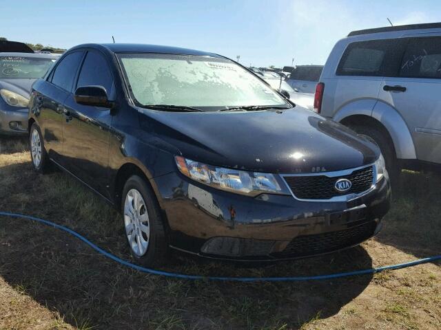 KNAFT4A24D5682685 - 2013 KIA FORTE LX BLACK photo 1