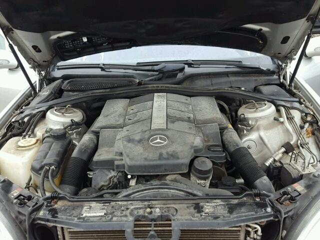 WDBNG70J81A221133 - 2001 MERCEDES-BENZ S 430 SILVER photo 7