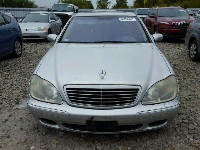 WDBNG70J81A221133 - 2001 MERCEDES-BENZ S 430 SILVER photo 9
