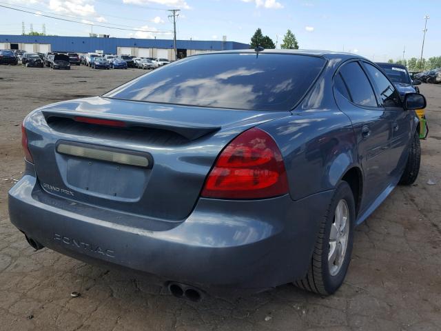2G2WP552171155107 - 2007 PONTIAC GRAND PRIX BLUE photo 4