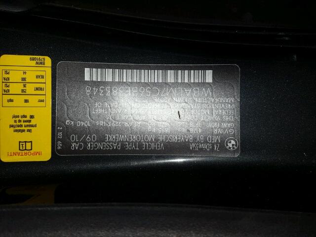 WBALM7C56BE383348 - 2011 BMW Z4 SDRIVE3 BLACK photo 10