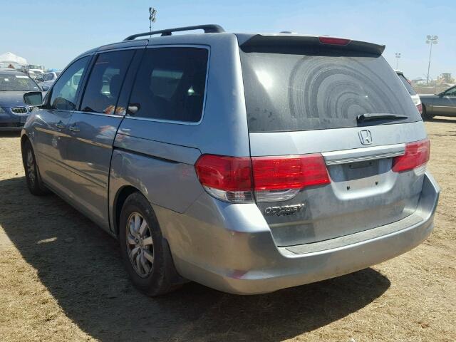 5FNRL38758B082130 - 2008 HONDA ODYSSEY EX SILVER photo 3