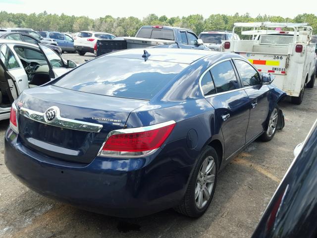 1G4GC5ED7BF268408 - 2011 BUICK LACROSSE C BLUE photo 4