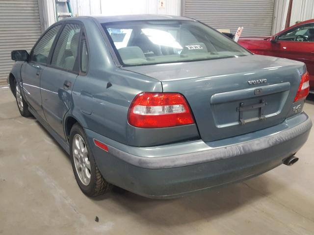 YV1VS29572F860627 - 2002 VOLVO S40 1.9T GREEN photo 3