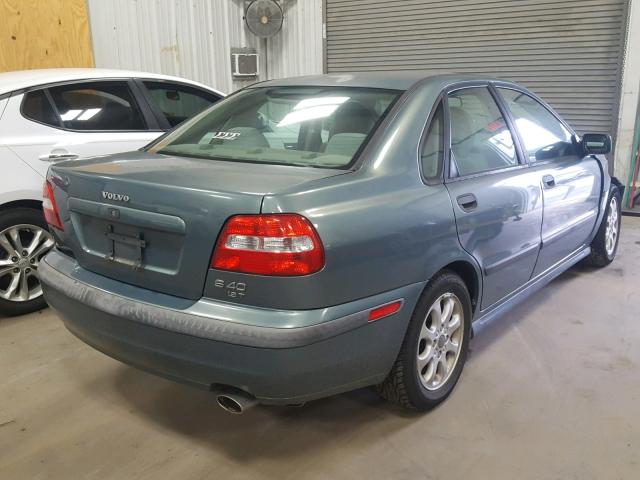 YV1VS29572F860627 - 2002 VOLVO S40 1.9T GREEN photo 4