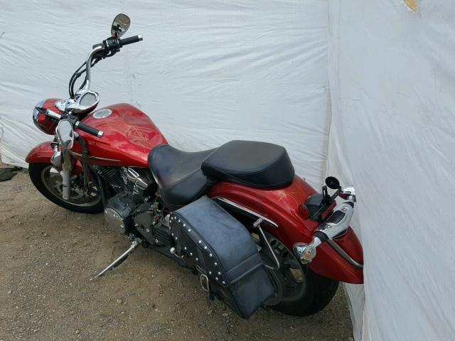 JYAVP24E67A000555 - 2007 YAMAHA XVS1300 A RED photo 3