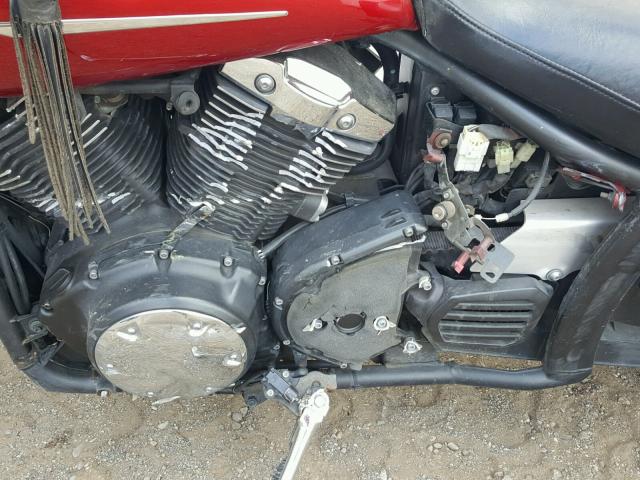 JYAVP24E67A000555 - 2007 YAMAHA XVS1300 A RED photo 7