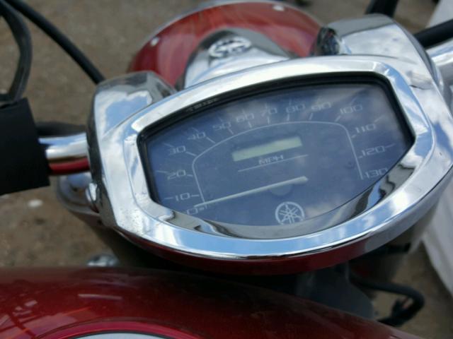 JYAVP24E67A000555 - 2007 YAMAHA XVS1300 A RED photo 8