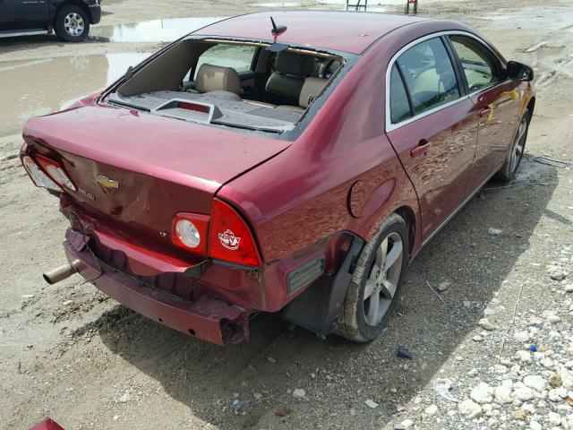 1G1ZJ57B18F255556 - 2008 CHEVROLET MALIBU 2LT RED photo 4