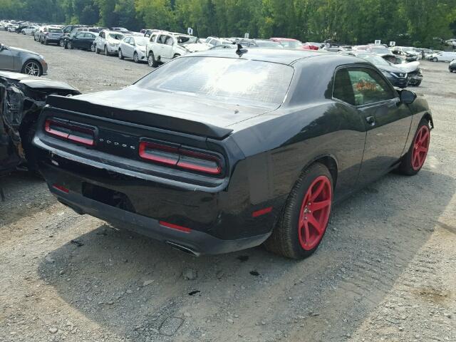 2C3CDZFJ9GH255486 - 2016 DODGE CHALLENGER BLACK photo 4